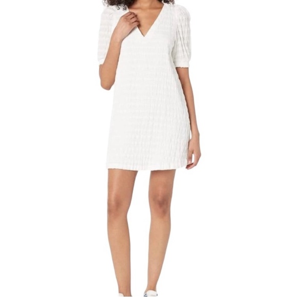 BB DAKOTA by Steve Madden, Fields of Gold Dress, XS, Bright White, NWT, $48 - Picture 7 of 9